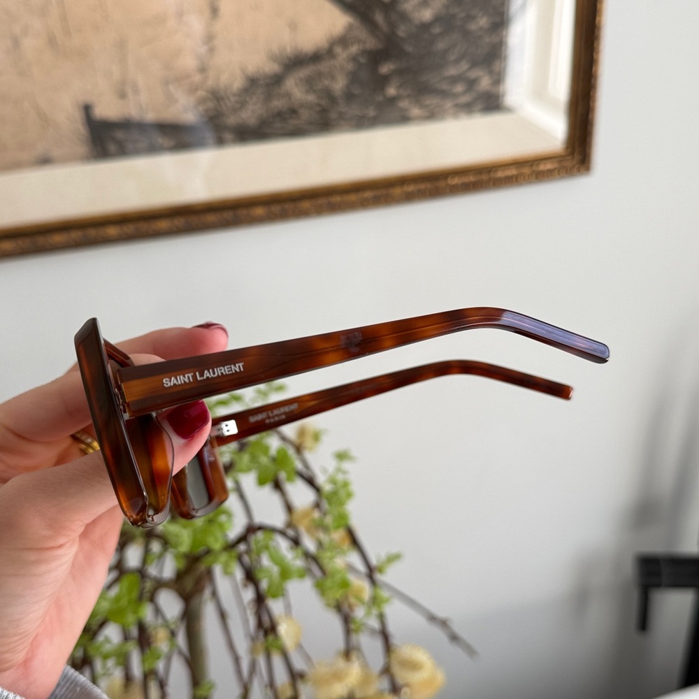 ✨ NEW SAINT LAURENT sunglasses Havana brown - Picture 8 of 14
